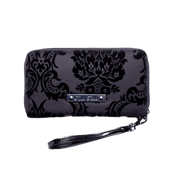 Black Damask Wallet