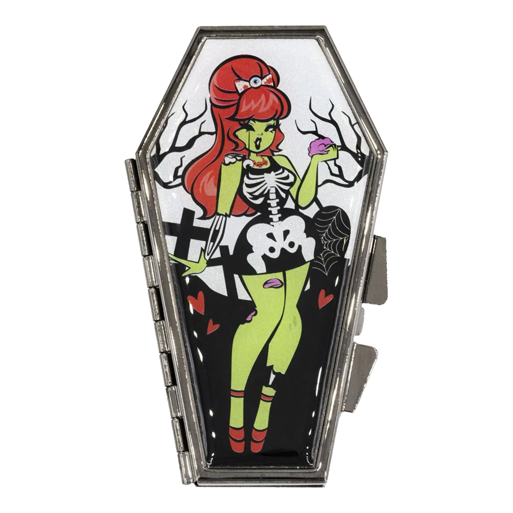 Zombie Girl Coffin Compact