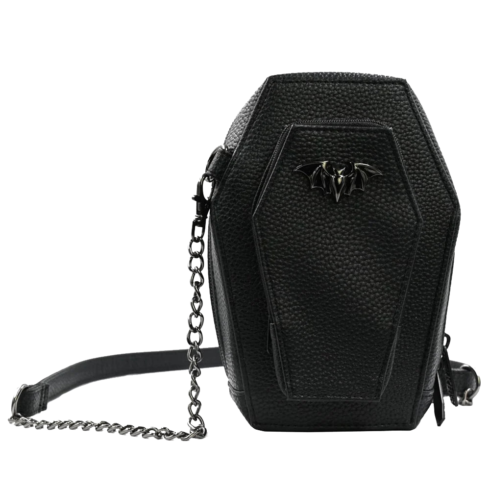 Coffin Mini Crossbody Bat Purse