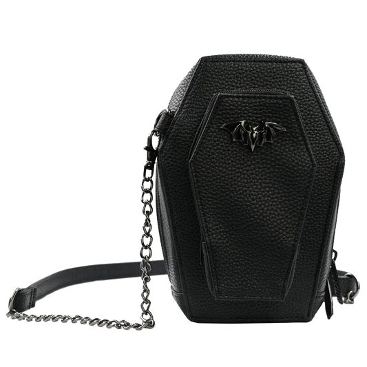 Coffin Mini Crossbody Bat Purse