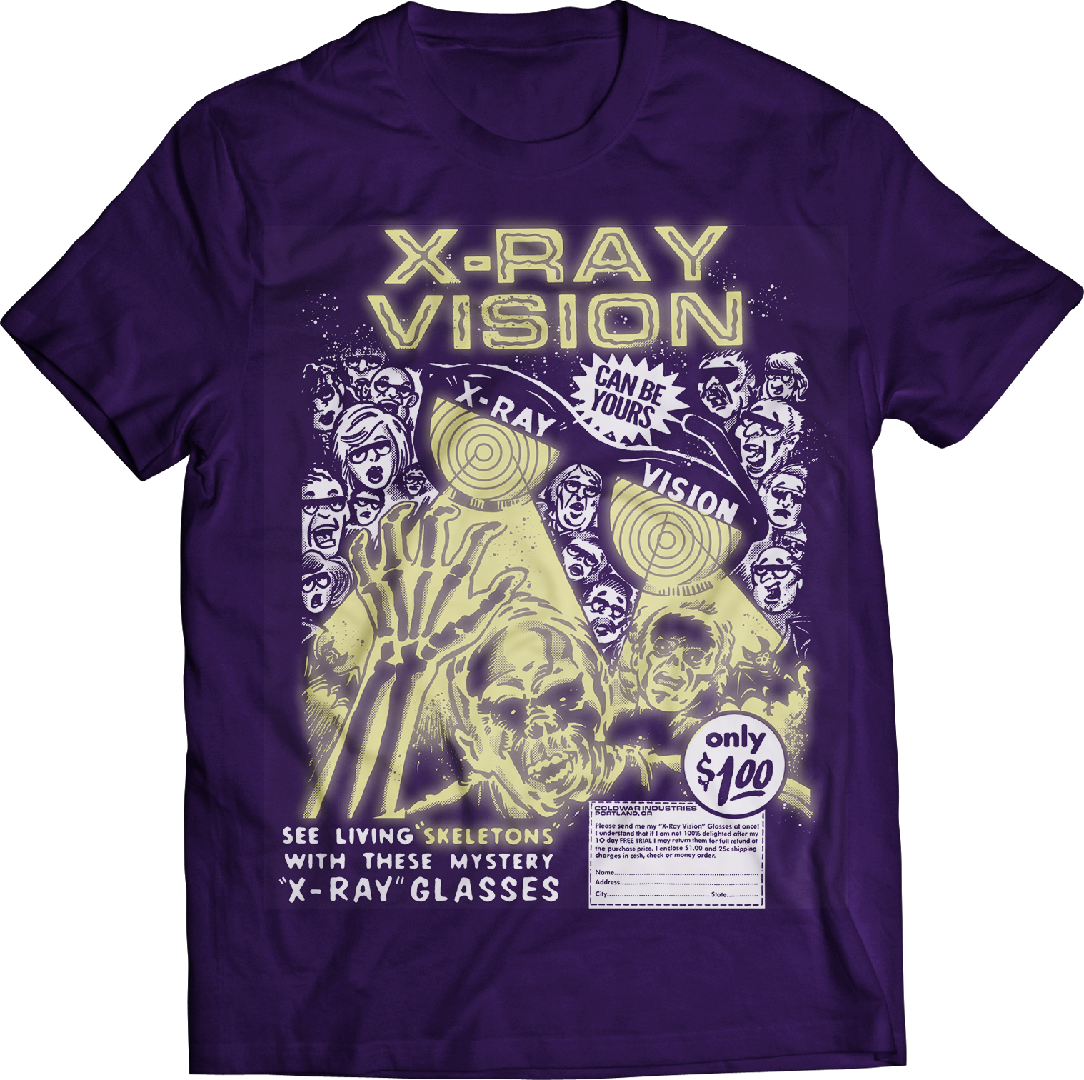 X-RAY VISION GLOW T-SHIRT