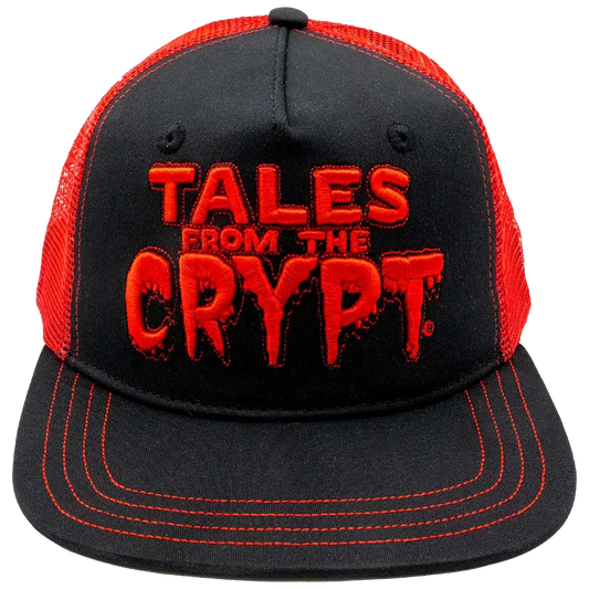 Tales From The Crypt Red Trucker Hat