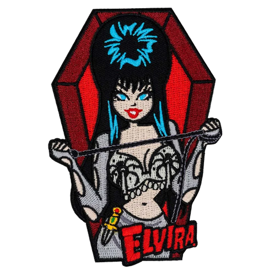 Elvira Coffin Spiders Patch