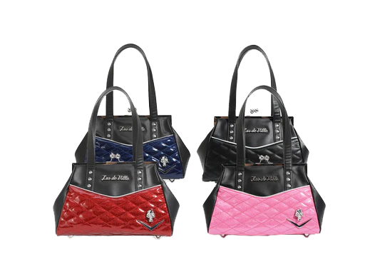 BLACK & WINKLE PINK SPARKLE FEMME FATALE KISS LOCK