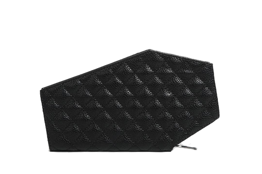 MATTE BLACK COFFIN WALLET