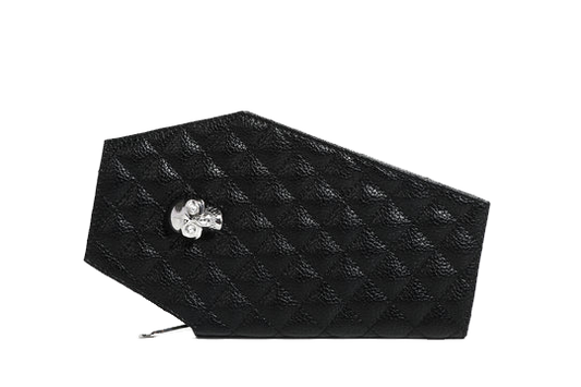 MATTE BLACK COFFIN WALLET