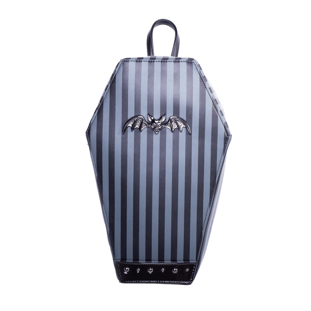 STRIPED COFFIN BACKPACK