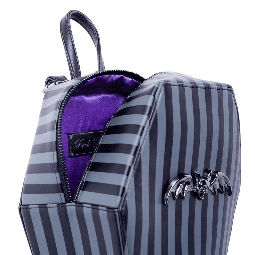 STRIPED COFFIN BACKPACK