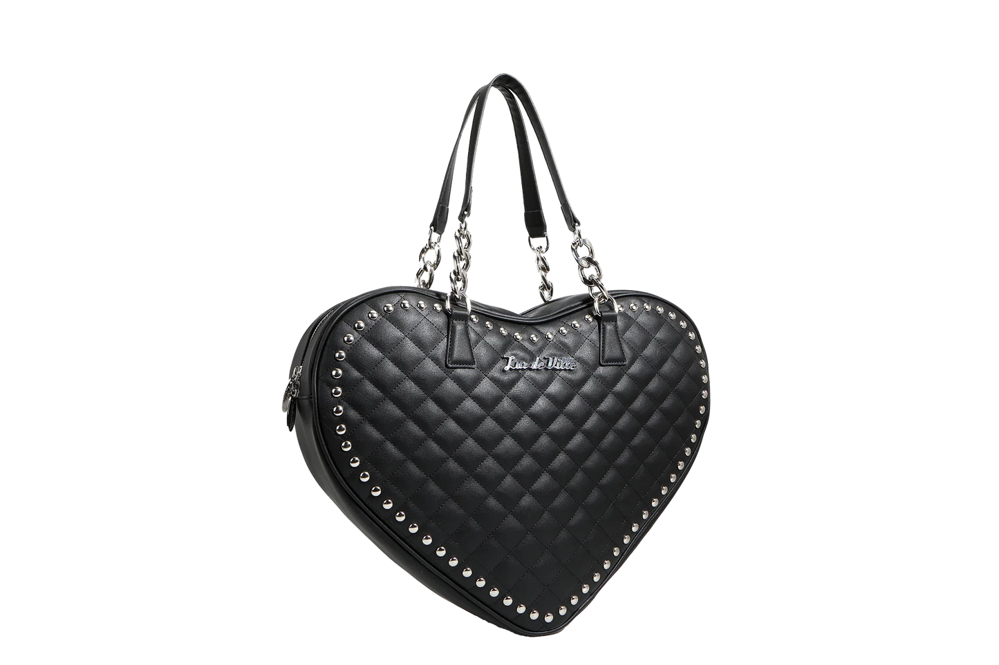 BLACK MATTE TAINTED LOVE TOTE (LARGE)