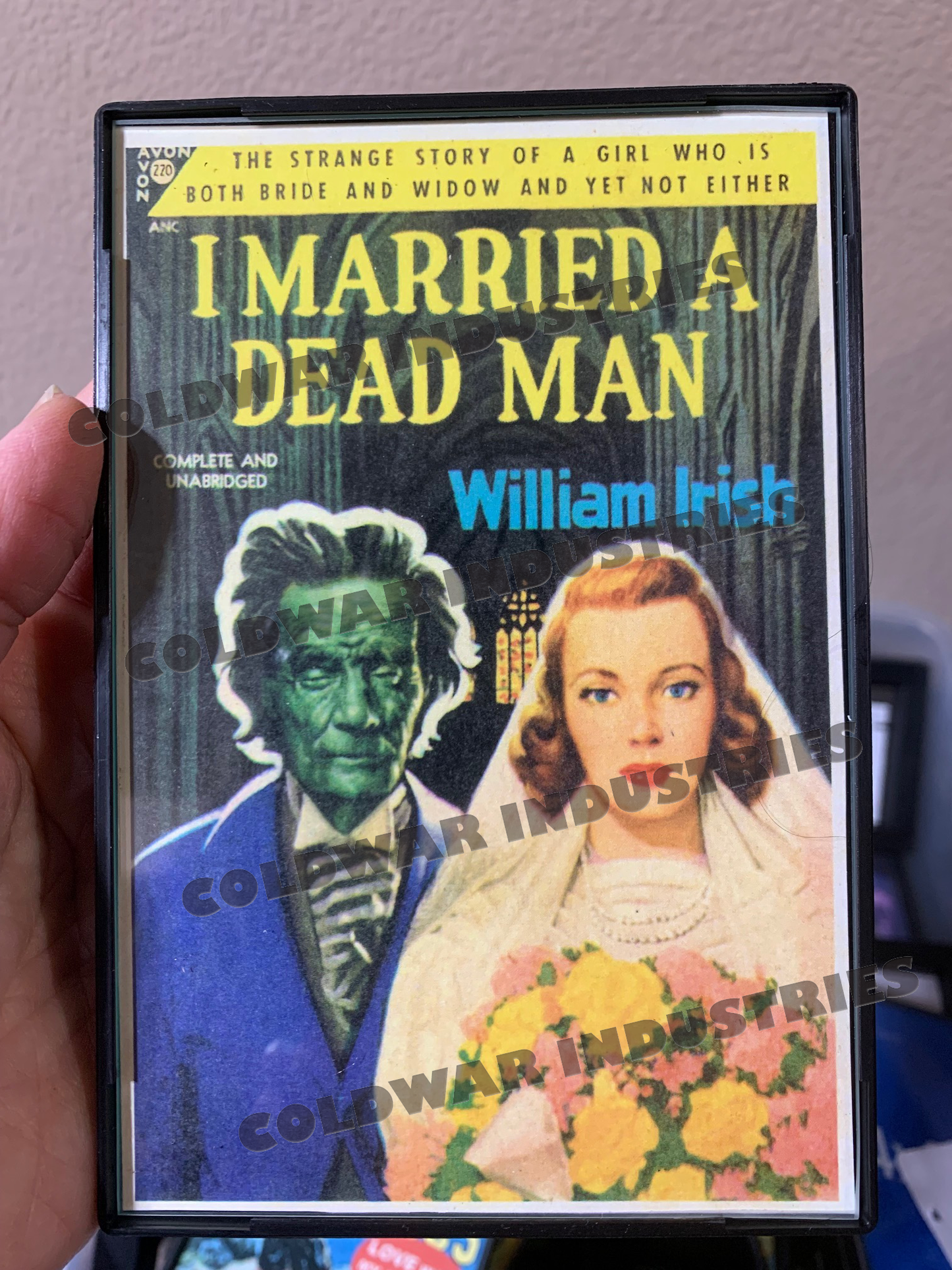 I MARRIED A DEAD MAN VINTAGE FRAMED PRINT