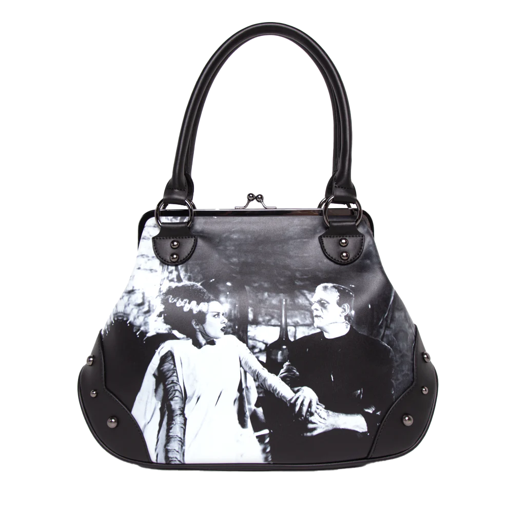 BRIDE AND FRANKENSTEIN'S MONSTER HANDBAG