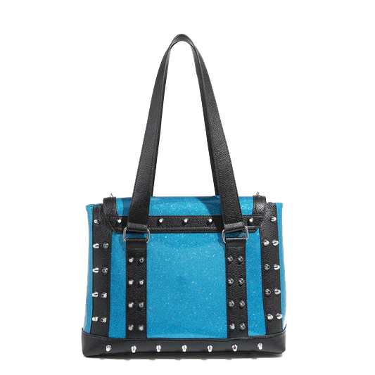 Villain Blue Sparkle Weekender Tote Medium