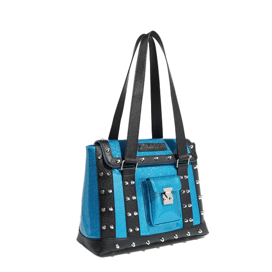 Villain Blue Sparkle Weekender Tote Medium