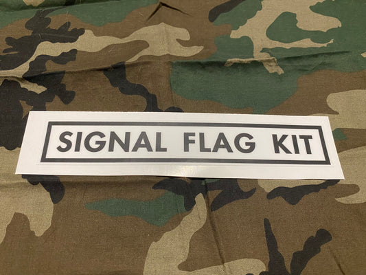 SIGNAL FLAG KIT DECAL