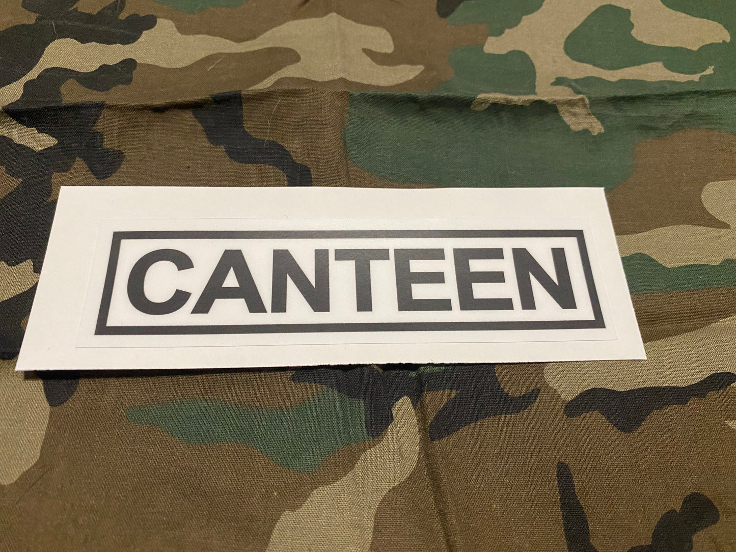 CANTEEN DECAL