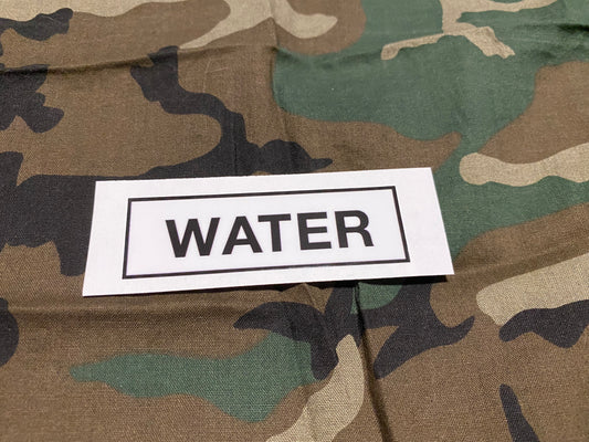 WATER DECAL