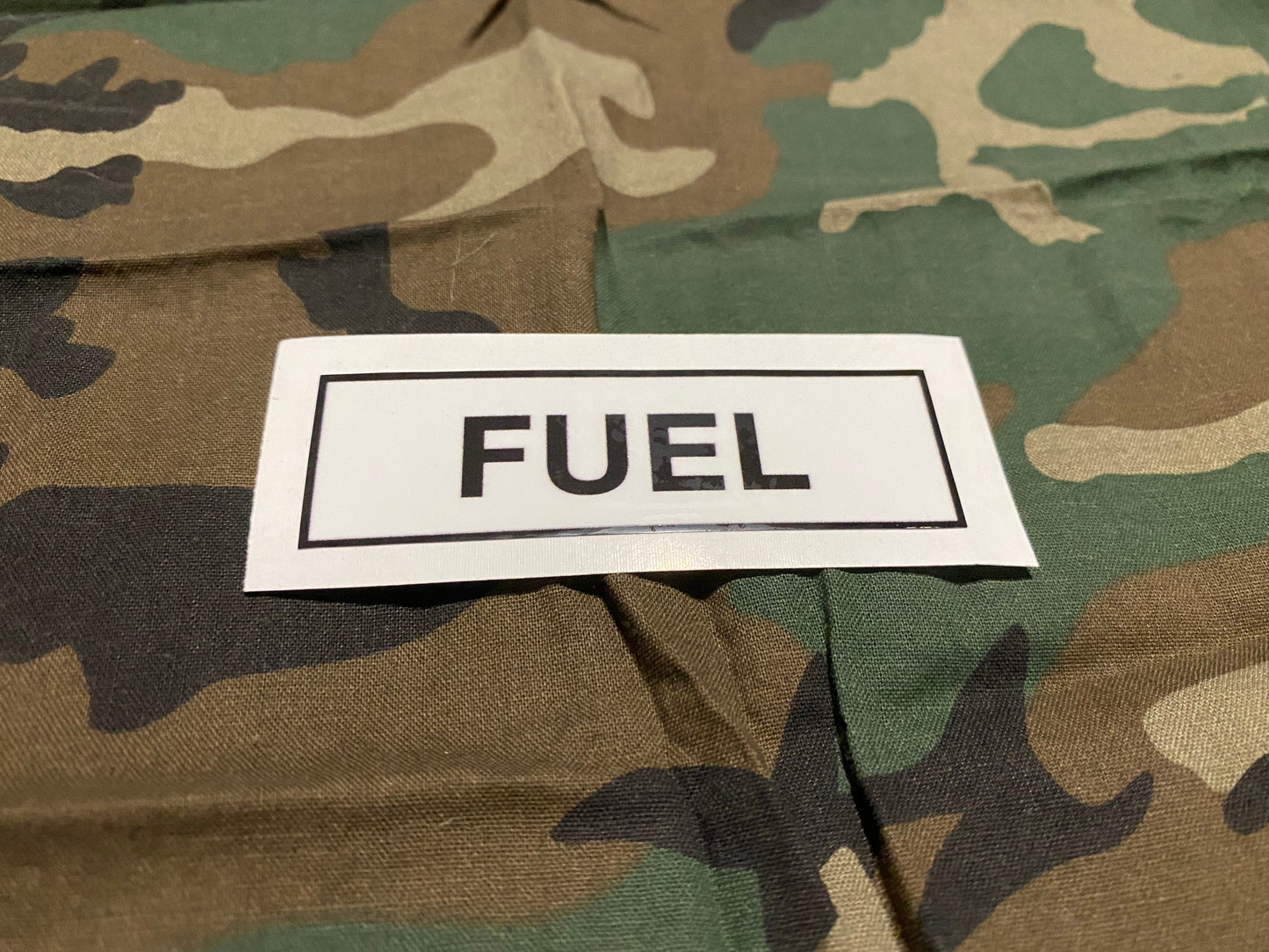 FUEL DECAL