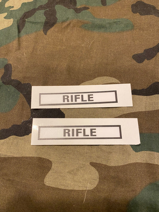 RIFLE DECAL (2 PACK)